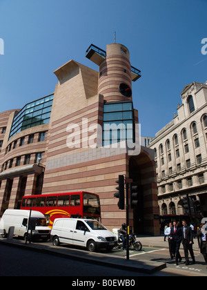 1 Geflügel, EC2. Gebaut 1998. Sir James Stirling & Michael Wilford & Assocs Ltd. Stockfoto