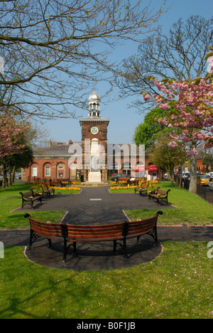 Der Marktplatz in der Stadtmitte Lytham Lancashire Stockfoto