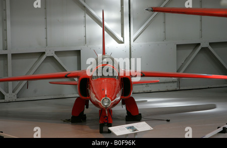 RAF MÜCKE FLYING TRAINING FLUGZEUG ROTE PFEILE Stockfoto