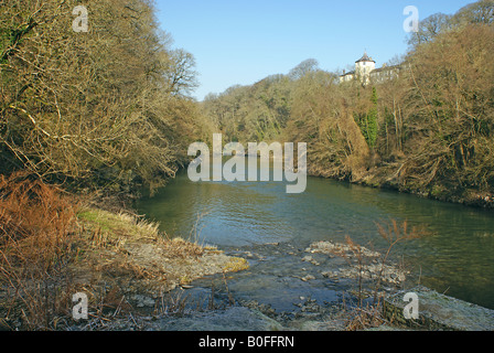 Afon Teifi in Pembrokeshire Stockfoto