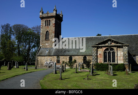 Dirleton Kirche, Dirleton, East Lothian, Schottland, UK, Europa Stockfoto