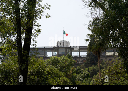 Das Castillo de Chapultepec im Chapultepec Park, Mexiko Stadt. Chapultepec Schloss beherbergt heute theNational Museum der Hist. Ory. Stockfoto