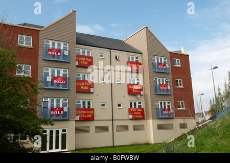 Häuser Wohnungen Grundstücke zum Verkauf Mangotsfield Bristol Stockfoto