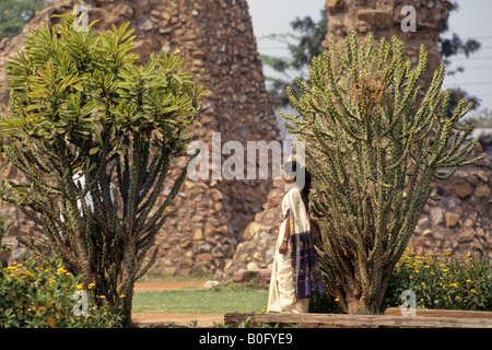 Der Qutb Minar Komplex aus dem Delhi Sultanat Mehrauli, New Dehli IN Stockfoto