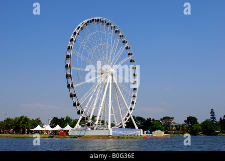 Riesenrad, Titiwangsa See, Kuala Lumpur, Malaysia Stockfoto