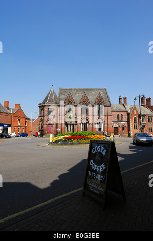 Hightown Kreisverkehr in Sandbach Stockfoto