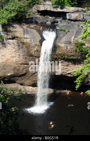 Nam Tok Haew Suwat Wasserfall Khao Yai Nationalpark Stockfoto