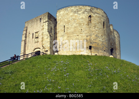 Cliffords Turm, York, North Yorkshire, England Stockfoto