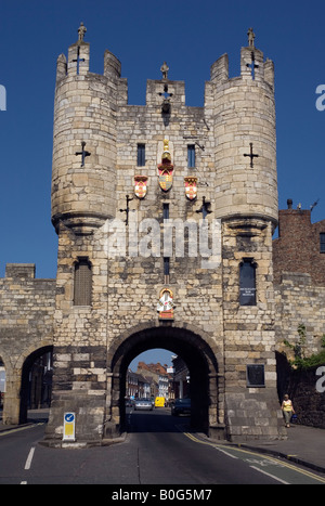 Micklegate Bar & Museum, York, North Yorkshire, England Stockfoto