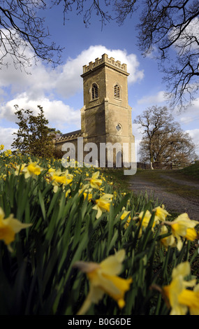 St Mary s Kirche Stanford Bridge Frühjahr 2008 Stockfoto