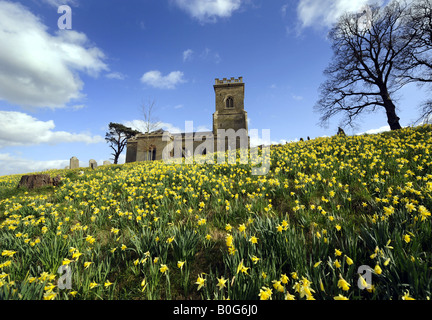 St Mary s Kirche Stanford Bridge Frühjahr 2008 Stockfoto