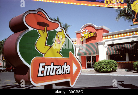 Pollo Campero in Guatemala-Stadt, Guatemala Stockfoto