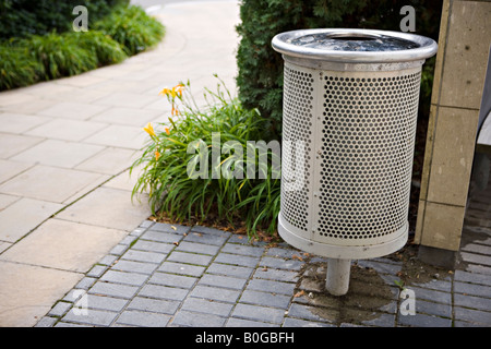 Wurf bin Krankenhausgelände Palmerston North New Zealand Stockfoto