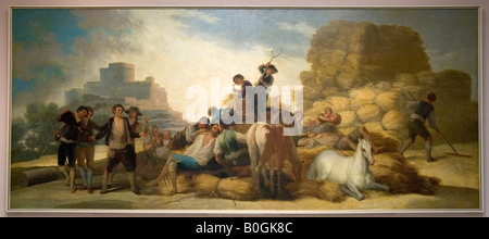 La-Ära o el Verano Sommer 1786 1787 Gemälde von Francisco de GOYA y Lucientes del Prado Madrid Stockfoto