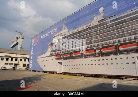 100 Anni Jubiläum - Fincantieri - Monfalcone - Friaul-Julisch Venetien Italien 1908 2008 Stockfoto