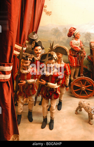 Puppen in Palazzo Borromeo - Isola Bella Lago Maggiore Italia Stockfoto