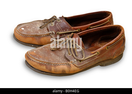 Alte Schuhe Stockfoto