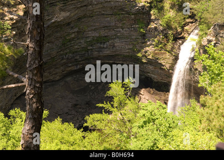 Cedar Creek Falls Overlook am Petit Jean Staatspark Arkansas USA Stockfoto