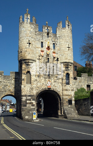 Micklegate Bar & Museum, York, North Yorkshire, England Stockfoto