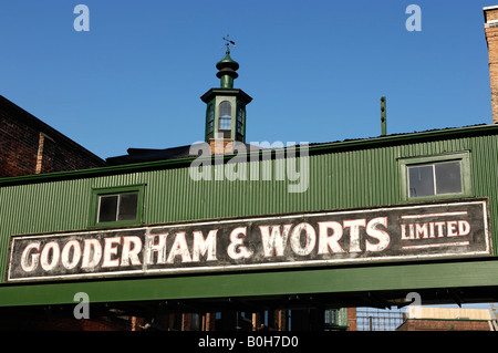 Die Distillery historic District in Toronto Stockfoto