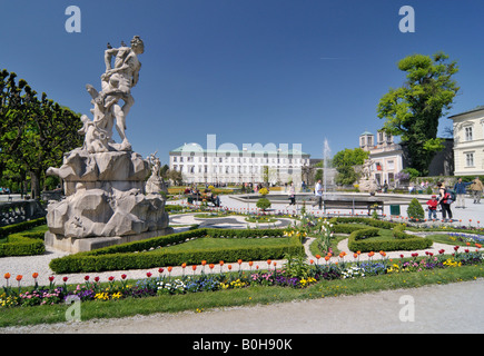 Mirabellgarten und Schloss Mirabell, Salzburg, Austria, Europe Stockfoto
