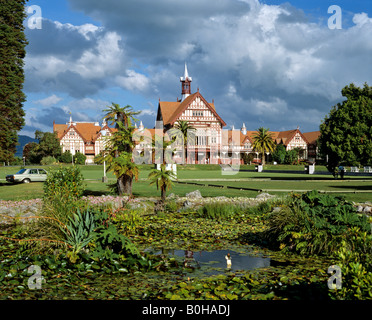 Bad Haus, Regierung Gärten, Museum für Kunst und Geschichte, Rotorua, Nordinsel, Neuseeland Stockfoto