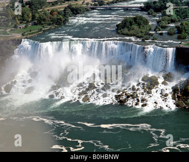 Niagara Falls, USA Seite gesehen vom Skylon Tower, Ontario, Kanada Stockfoto