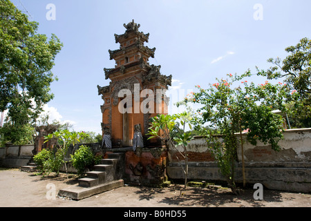 Hindus und Moslems Tempel Pura Lingsar, Insel Lombok, kleinen Sunda-Inseln, Indonesien Stockfoto