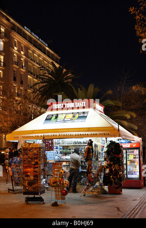 Kiosk, Syntagma-Platz, Athen, Griechenland Stockfoto