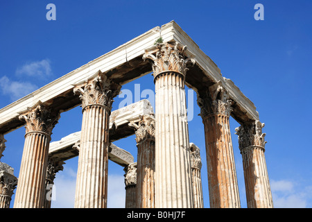 Stone Spalten, Olympieion, Athen, Griechenland Stockfoto