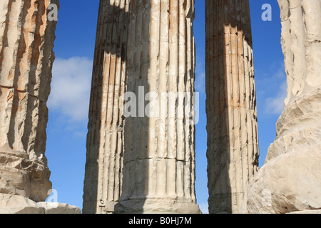 Stone Spalten, Olympieion, Athen, Griechenland Stockfoto