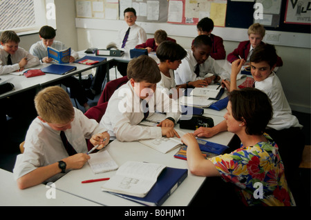 Eine lateinische Unterricht in Highgate Junior School, London, England. Stockfoto