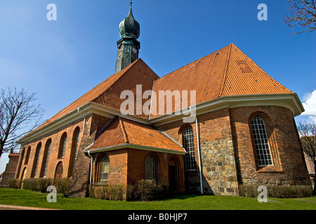 St.-Bartholomäus-Kirche in Wesselburen, Dithmarschen, Nordsee Küste, Schleswig-Holstein, Deutschland, Europa Stockfoto