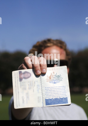 Visum zum Arbeiten und Leben im Vereinigten Königreich 12 05 2008 Stockfoto