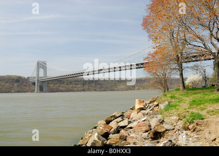 George Washington Bridge in New York City Stockfoto