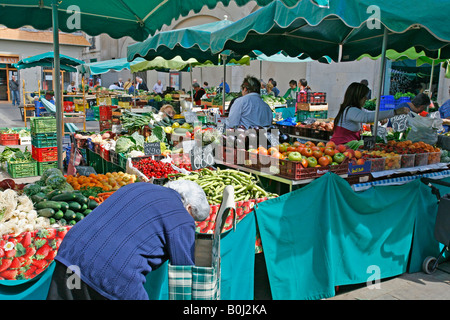 Bauer Markt La Boqueria Markt Barcelona Katalonien Spanien Stockfoto