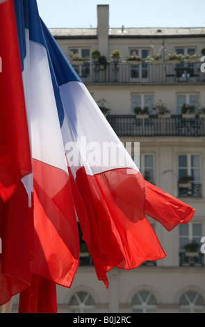 Fahnen im Pantheon Paris France VE am 8. Mai 2008 Stockfoto