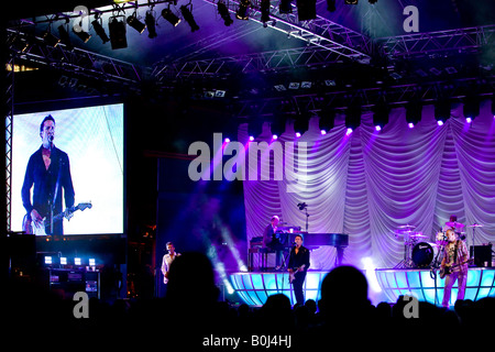 Rock-Konzert im Tivoli Kopenhagen Stockfoto