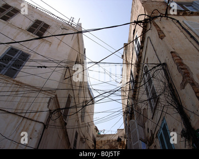 Häuser in der Kasbah, Algier, Algerien Stockfoto