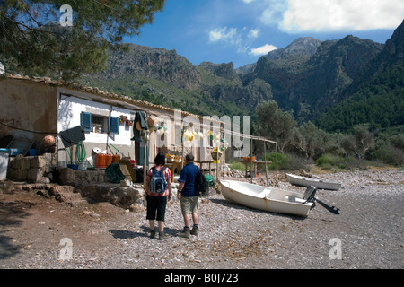 Cala Tuent auf mallorca Stockfoto