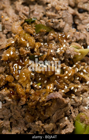 Koreanisches bulgogi Stockfoto