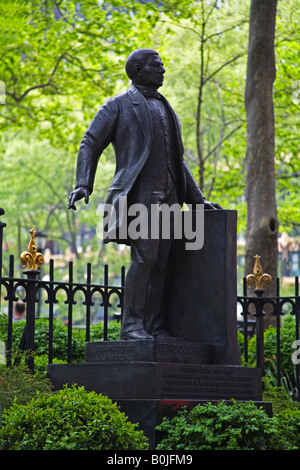 Benito Juarez-Statue im Bryant Park Midtown Manhattan New York City New York USA Stockfoto