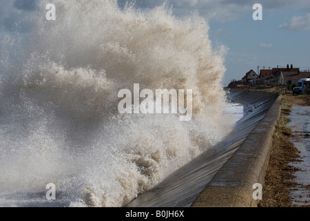 Springfluten Ostende, North Norfolk Stockfoto