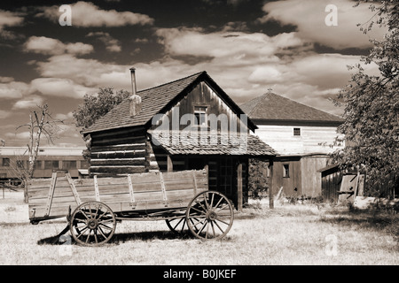 Vier Winde Handelsposten St. Ignatius Missoula Region Montana USA Stockfoto