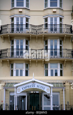 Balkon Fassade De Vere Grand Hotel Brighton Stadt Sussex England Großbritannien UK Europe Stockfoto