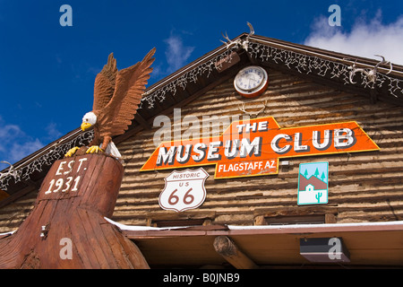 Im Museum Club historische Route 66 Flagstaff Arizona USA Stockfoto