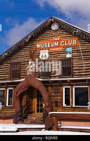 Im Museum Club historische Route 66 Flagstaff Arizona USA Stockfoto