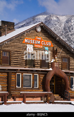 Im Museum Club historische Route 66 Flagstaff Arizona USA Stockfoto