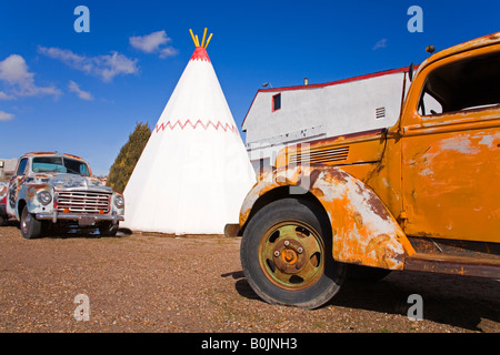 Wigwam Motel Holbrook City-Route 66-Arizona-USA Stockfoto