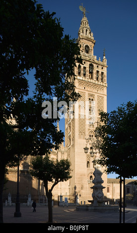 Sevilla, Andalusien, Spanien. Giralda Turm, Dom Stockfoto